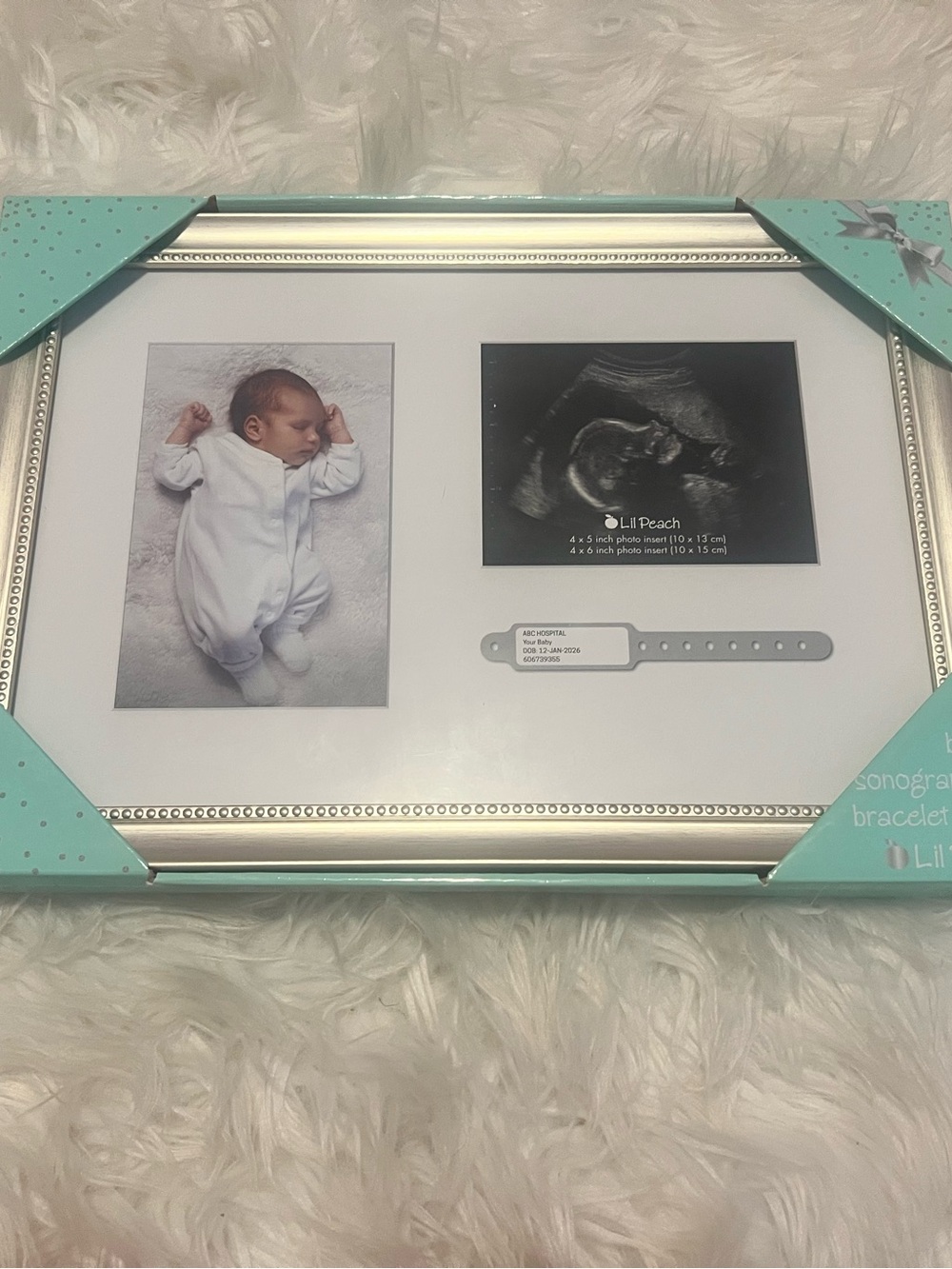 Newborn sonogram picture phot frame. New!